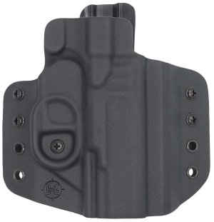 C&G Holsters 1212-100 Covert OWB Kydex Black for Walther PDP 4" Right Hand