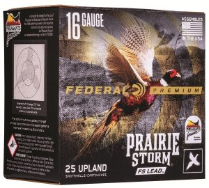 Federal Premium Prairie Storm 16GA 2.75 In 1-1/8oz #6 Shot 25/Box