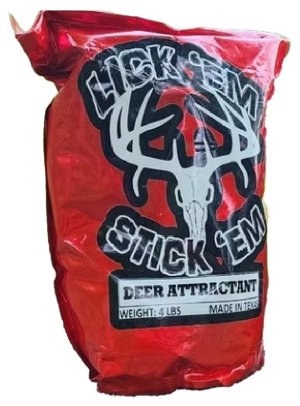 Lick LICK EM STICK EM Deer Attractant 4 lb