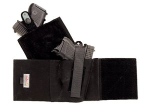 Galco CAB2M Ankle Holster Medium Black Neoprene Right Hand Velcro