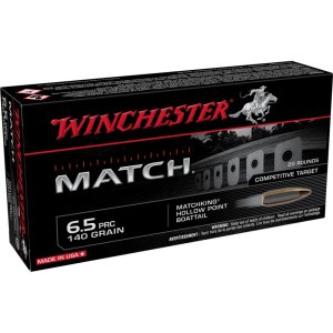 Winchester S65PM 6.5 PRC 140 Grain Sierra MatchKing BTHP 20 Rounds