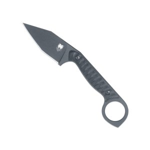 CobraTec Wolfteeth Tanto Knife Black CTWLTBLKTNS