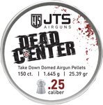 JTS JAC103 25 Caliber 150Ct Premium Domed Pellets