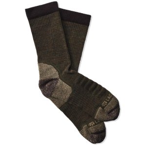 Lacrosse 913326-XL Men's Copper Merino Crew Socks Olive X-Large