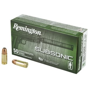 Remington 28435 9mm Luger 147 Grain FNEB 50 Rounds Subsonic Ammo