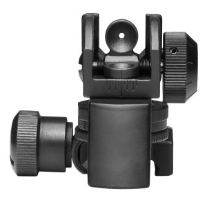 NcStar MARDRS AR-15 Rear A2 Backup Iron Sight Black Dual Aperture