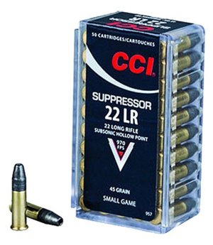 CCI 957 22 Long Rifle 45 Grain Lead Hollow Point 50 Rounds Per Box