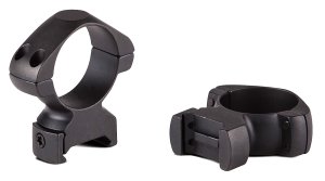 Konus 7405 Steel Rings Matte Black 30mm Low Picatinny/Weaver Mount