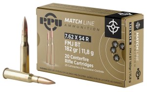 Prvi Partizan PPM7 7.62x54mmR 182gr FMJ Match 20 Rounds