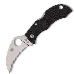 Spyderco MBKHBS Manbug Black Hawkbill Knife