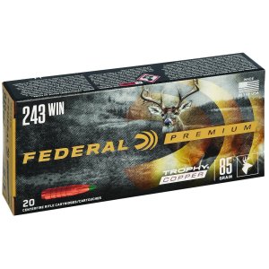 Federal Premium P243TC1 243Win 85gr Trophy Copper 20 Box