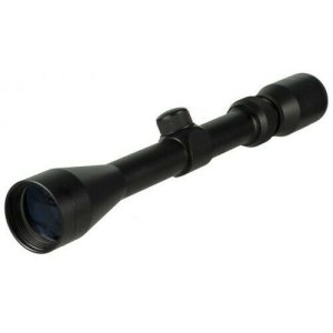 Tasco World Class 4-12x40 Rifle Scope - Black FC Rings, Truplex Box 5L