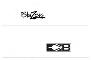 Bohning Blazer Vanes White 100 pk. (Model: 10832WH2)