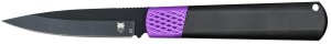 CobraTec Knives Gideon 3 In D2 Blade Black/Purple Handle