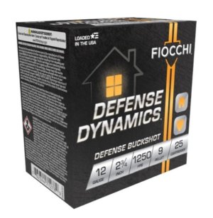 Fiocchi 12EX9P 12Ga OO Buck 9 Pellet 2.75" 25ct Box