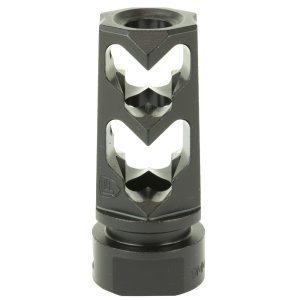 Fortis 9MM-MB-BLK-36 Muzzle Brake, 9MM, 1/2X36, Black, 4140 Steel