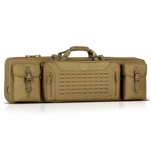 Urban Warfare Low Profile Double Rifle Cases - Urban Warfare Double Rifle Case 55'''' Tan
