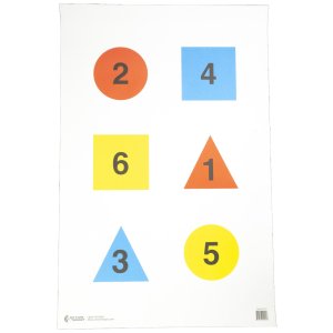 Action Target DT-2A-100 Training Target V2-A, 23"x35", 100 Pack
