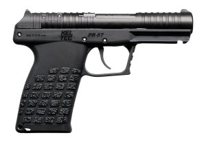 Kel-Tec PR57BLK10 PR-5.7 Compact 5.7x28mm 10+1 4.64" Stainless Rotary Barrel, Black Oxide Steel Optic Ready/Serrated Slide, Black Polymer Frame w/Accessory Rail, Textured Grip
