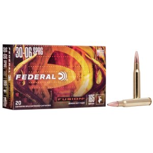 Federal F3006FS2 Fusion 30-06 Springfield 165 gr Soft Point Ammo 20/10