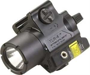 Streamlight TLR-4 Weapon Light w/ Red Laser 170 Lumens Black 69240