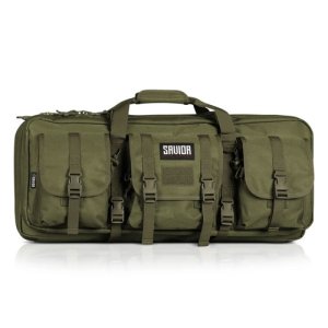 Savior Equipment American Classic Shorty Double Rifle Case OD Green 24 600D Polyester RB3212DGV1OG