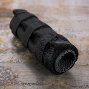 SilencerCo AC1984 High Temp 7.5" Suppressor Cover - Black, 1600°F Resistant