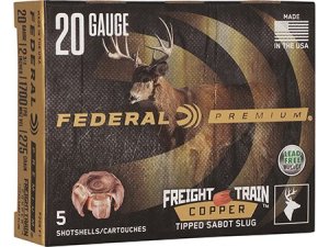 Federal P208 FT 20 Gauge 2.75in Sabot Slug 275 Grain 5 Rounds