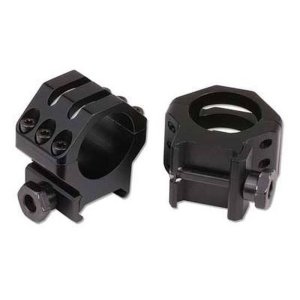 Weaver 6 Hole Tactical Scope Rings 30mm Medium Matte Black 48356