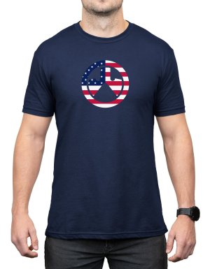 Magpul MAG1281410S Independence Icon Navy T-Shirt Small Cotton Blend