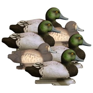 Higdon Outdoors 19263 Standard Bluebill Foam Filled Decoys 6-Pack