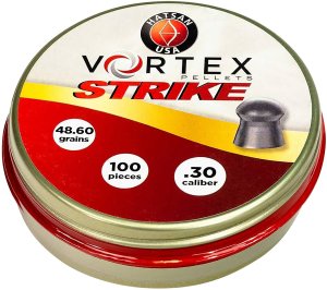 HATSAN Vortex Strike .30 Cal Lead Domed Pellets 100 Count