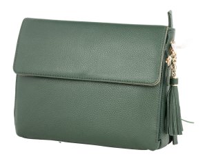 GTM GTM-22/PB Forest Clutch Purse Crossbody Cowhide Leather