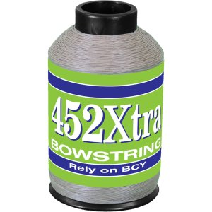 BCY 452Xtra Bowstring Material Silver 1/4 lb 67% Dyneema 33% Vectran