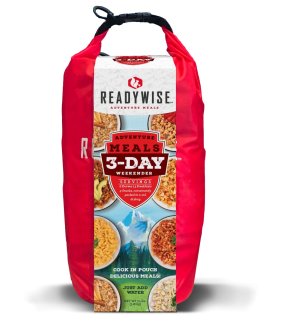ReadyWise RW05918 3-Day Weekender Food Kit with Dry Bag, 12 Servings