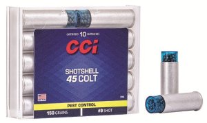 CCI Pest Control Shotshell 3746 45 Colt 150gr #9 Shot 10 Per Box
