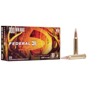 Federal Premium Fusion 300 Win Magnum 165 Grain Soft Point 20 Rounds