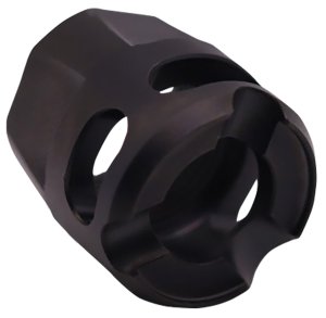 True Precision Y-Micro Compensator 9mm 1/2-28 Black DLC