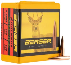 Berger Bullets Match Grade Elite Hunter 6.5mm 140 Gr 26552