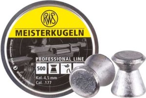 RWS Meisterkugeln Pro-Line .177 Cal 8.2gr Pellets 500-Pack