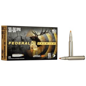 Federal Premium Trophy Bonded Tip 30-06 Springfield 165 Grain 20 Rounds