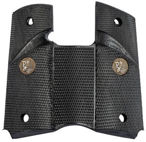 Pachmayr Signature Grip Colt 1911 Officer Compact Black Rubber