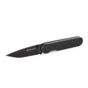 Sheffield 12163 Cruiser Normandy 2.75 In Tanto 420 Stainless G10 Handle