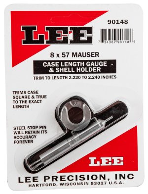 Lee Precision Case Length Gage and Shell Holder 8mm Mauser 90148