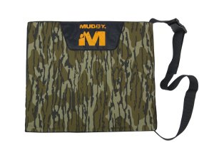 Muddy Outdoors Ultra-Plush Seat Cushion Bottomlands Camo Pad