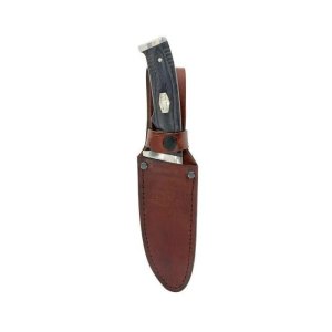 Old Timer Heritage 1135992 5" D2 Fixed Blade Knife with Leather Sheath