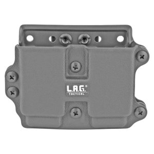L.A.G. Tactical 34007 Double Magazine Carrier Kydex Black