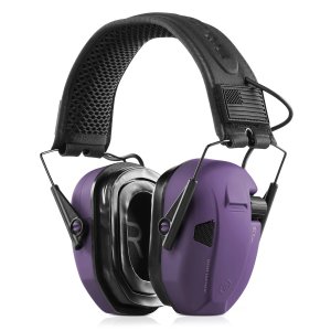 Savior Equipment Apollo Electronic 24dB Hearing Protection Ear Muffs Royal Purple EM-APOLLO-UR