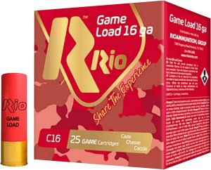 Rio Ammunition RCHV168 16Ga 2.75In 1 1/8oz 8Shot 25/Box