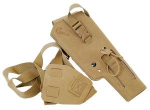 Cole-Tac VW212 Varmint Wrangler Pistol Holder Coyote Brown Left Hand
